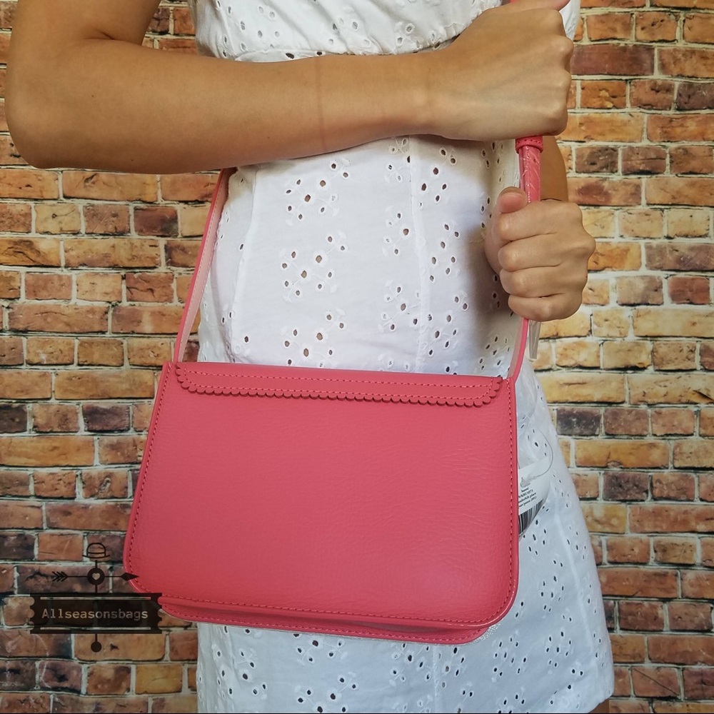 Kate Spade Vanderbilt place bow pink crossbody - Picture 3 of 8